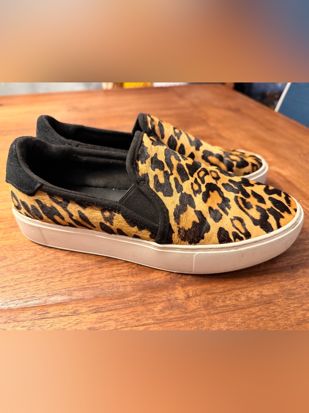 UGG Women's Cahlvan Panther Print Slip-On Sneakers